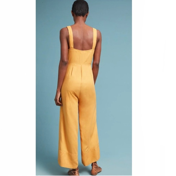 Sancia Alaro Wide-Leg Linen Jumpsuit Anthropologie - Picture 3 of 11